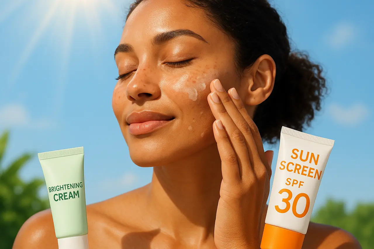 A Importância da Proteção Solar para Potencializar os Resultados do Creme Esfoliante Clareador de Manchas Amazolé Cicatridiva