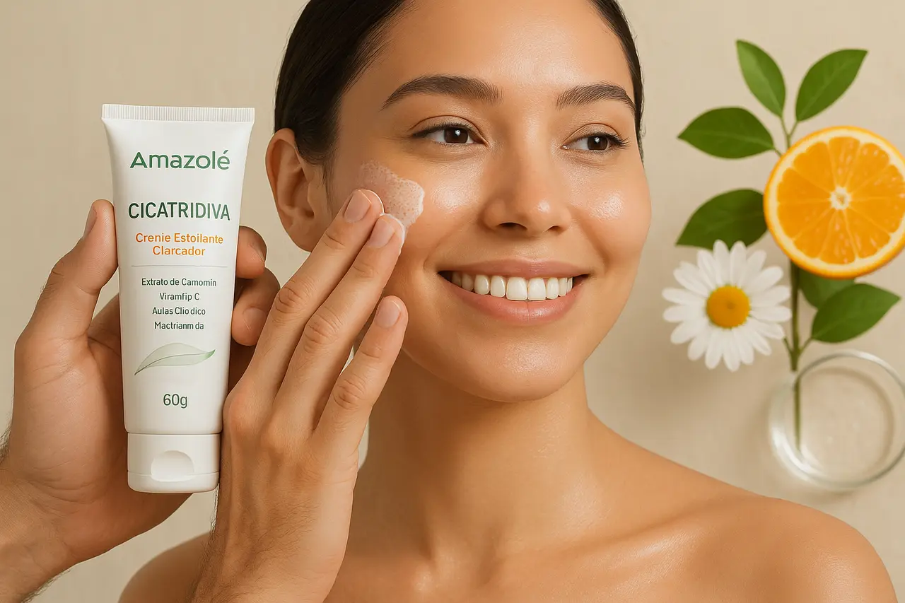 Creme Esfoliante Clareador de Manchas Amazolé Cicatridiva: Resultados Comprovados e Depoimentos Reais de Quem Já Usou
